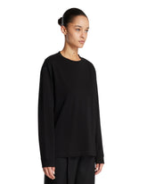 Top Ciles R In Cotone Nero | PDP | Antonia