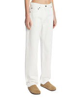 White Burty Cotton Jeans | PDP | Antonia