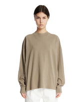 Beige Cotton Raveena T-Shirt | PDP | Antonia