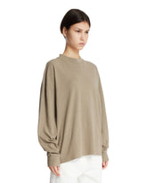 Beige Cotton Raveena T-Shirt | PDP | Antonia