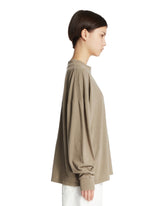 Beige Cotton Raveena T-Shirt | PDP | Antonia