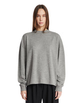 Gray Cashmere Crewneck Sweater | PDP | Antonia