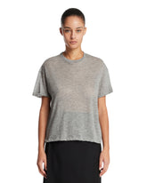 Gray Lila Cashmere T-Shirt - Women's clothing | PLP | Antonia