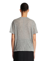 Gray Lila Cashmere T-Shirt | PDP | Antonia