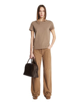 Beige Wesler Cotton T-Shirt | PDP | Antonia