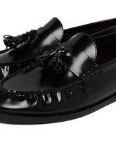 Black Leather Mens Loafers | PDP | Antonia