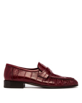 Burgundy Patent Leather Loafers - Women's shoes | PLP | Antonia