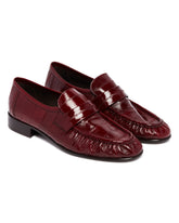 Burgundy Patent Leather Loafers - Women's shoes | PLP | Antonia