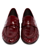 Burgundy Patent Leather Loafers | PDP | Antonia