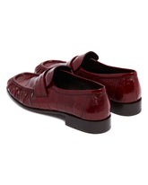 Burgundy Patent Leather Loafers | PDP | Antonia