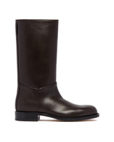 Brown Nobilis Leather Riding Boots - New arrivals women's shoes | PLP | Antonia
