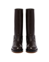 Brown Nobilis Leather Riding Boots | PDP | Antonia