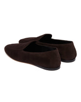 Brown Suede Awar Low Loafers | PDP | Antonia