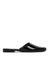 Black Penelope Leather Mules - Men's hats | PLP | Antonia