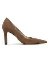 Beige Suede Pumps | PDP | Antonia