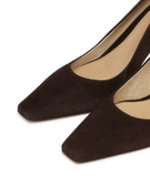 Brown Carla 80 Suede Pumps | PDP | Antonia