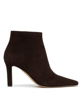 Brown Carla 80 Leather Ankle Boots | PDP | Antonia