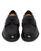 Black Leather Loafers | PDP | Antonia