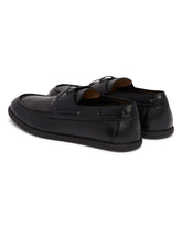 Black Leather Loafers | PDP | Antonia