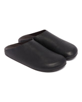Black Hudson Leather Sandals - Men's slides | PLP | Antonia