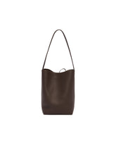 Brown Medium N/S Park Tote Bag | PDP | Antonia