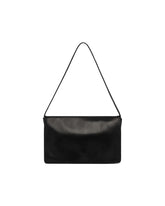 Black Leather Shoulder Bag | PDP | Antonia