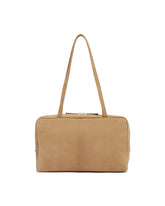 Beige Suede Astra Bowling Bag | PDP | Antonia