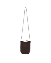 Borsa A Tracolla In Pelle Marrone Scuro - MARSUPI DONNA | PLP | Antonia