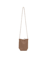 Borsa A Tracolla In Pelle Marrone - MARSUPI DONNA | PLP | Antonia