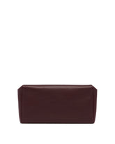Burgundy Square Compact Leather Clutch - New arrivals women's bags | PLP | Antonia