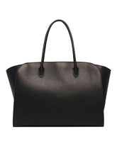 Black Marlo XL Leather Bag | PDP | Antonia