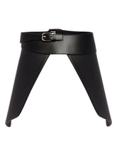 Black Leather Belt with Removable Panels - Women's belts | PLP | Antonia