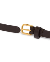 Brown Mini Leather Belt - Women's belts | PLP | Antonia