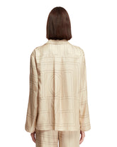 Camicia Monogramma Beige | PDP | Antonia