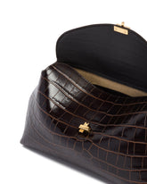 Borsa T-Lock In Pelle Marrone - Toteme donna | PLP | Antonia