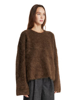 Green Boxy Alpaca Sweater | PDP | Antonia