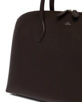 Brown Pebbled Leather Tote Bag | PDP | Antonia