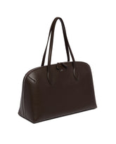 Brown Pebbled Leather Tote Bag | PDP | Antonia