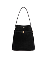 Borsa Belted In Suede Nera - Toteme donna | PLP | Antonia