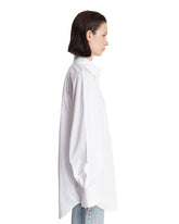White Oversized Cotton Shirt | PDP | Antonia