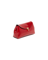 Red Mini T-Lock Pouch | PDP | Antonia