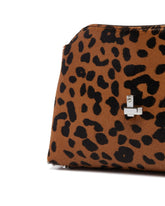 Beige Mini T-Lock Animalier Clutch | PDP | Antonia