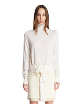 White Double-Sleeve Pullover | PDP | Antonia