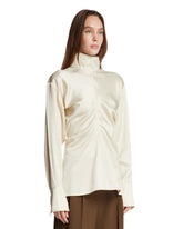 White Slouchy Blouse | PDP | Antonia