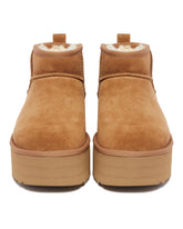 Brown Classic Ultra Mini Platform Boots | PDP | Antonia