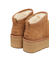 Brown Classic Ultra Mini Platform Boots | PDP | Antonia