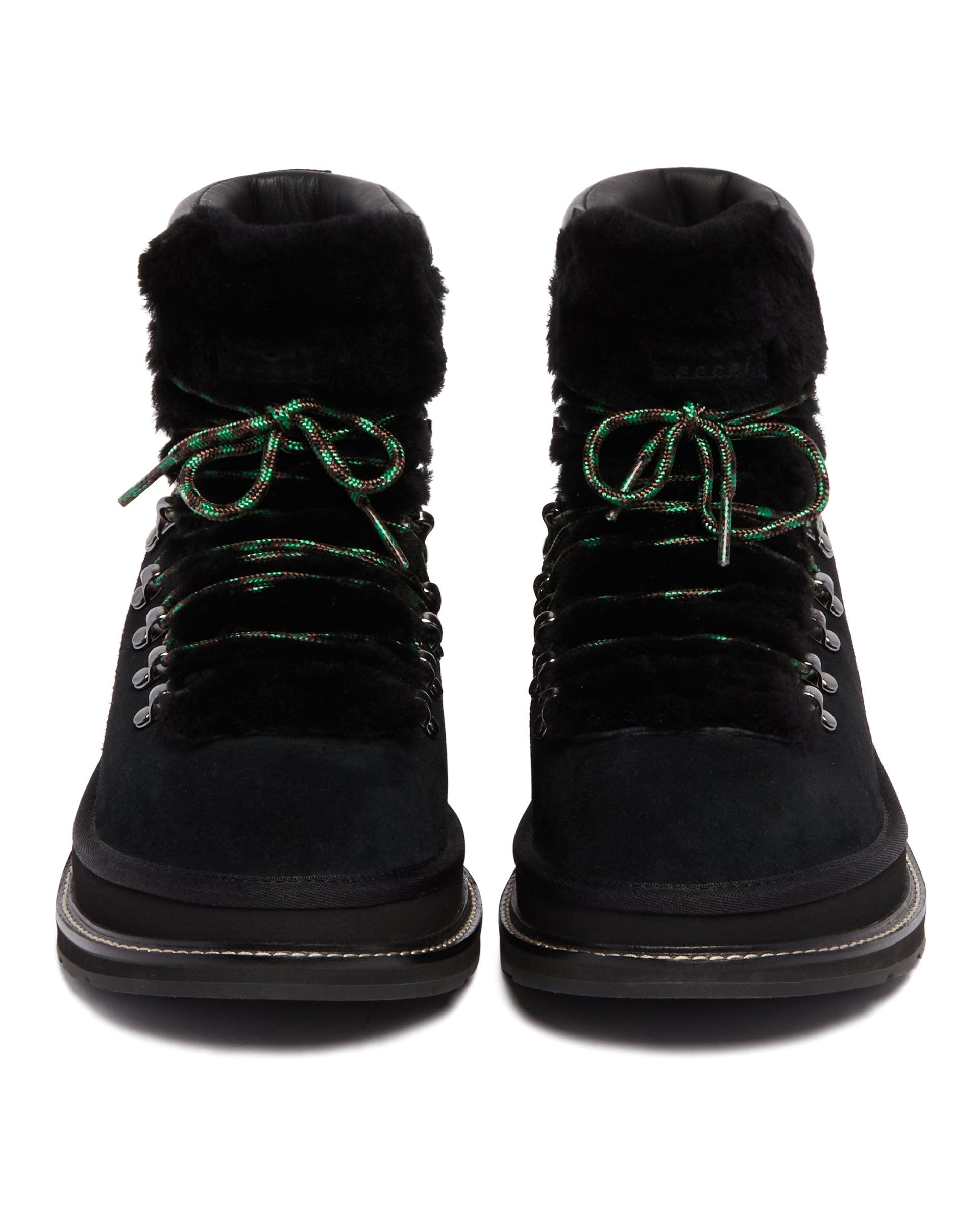 UGG X Sacai Black Leather Hiker Boots | UGG - Antonia