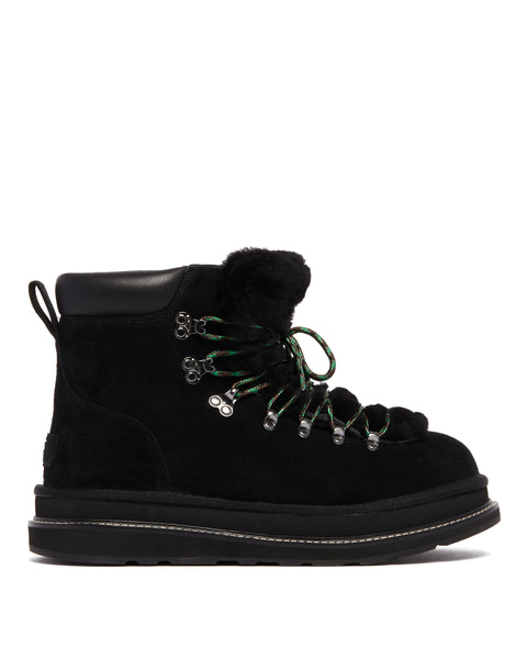 UGG X Sacai Black Leather Hiker Boots | UGG - Antonia