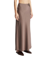 Gray Michelle Silk Skirt | PDP | Antonia