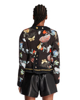 Giacca Stampata In Cotone Nera | PDP | Antonia